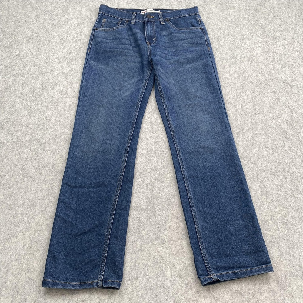 Levis 514 Jeans Boys 18 Regular 29x31 (31x30) Blue Straight Denim Youth Pants